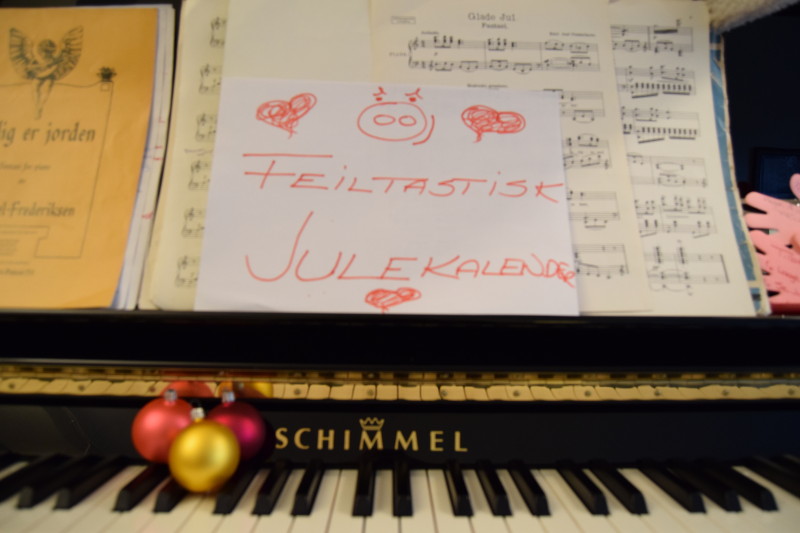 Pianoet "Villdyret" gleder seg til å lage sine aller første, adventkalender.