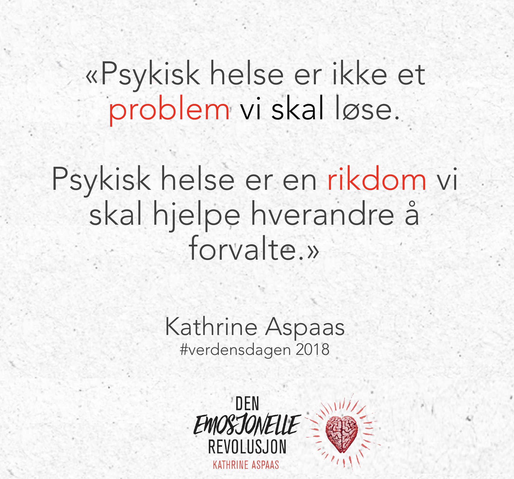 Psykisk helse - rikdom