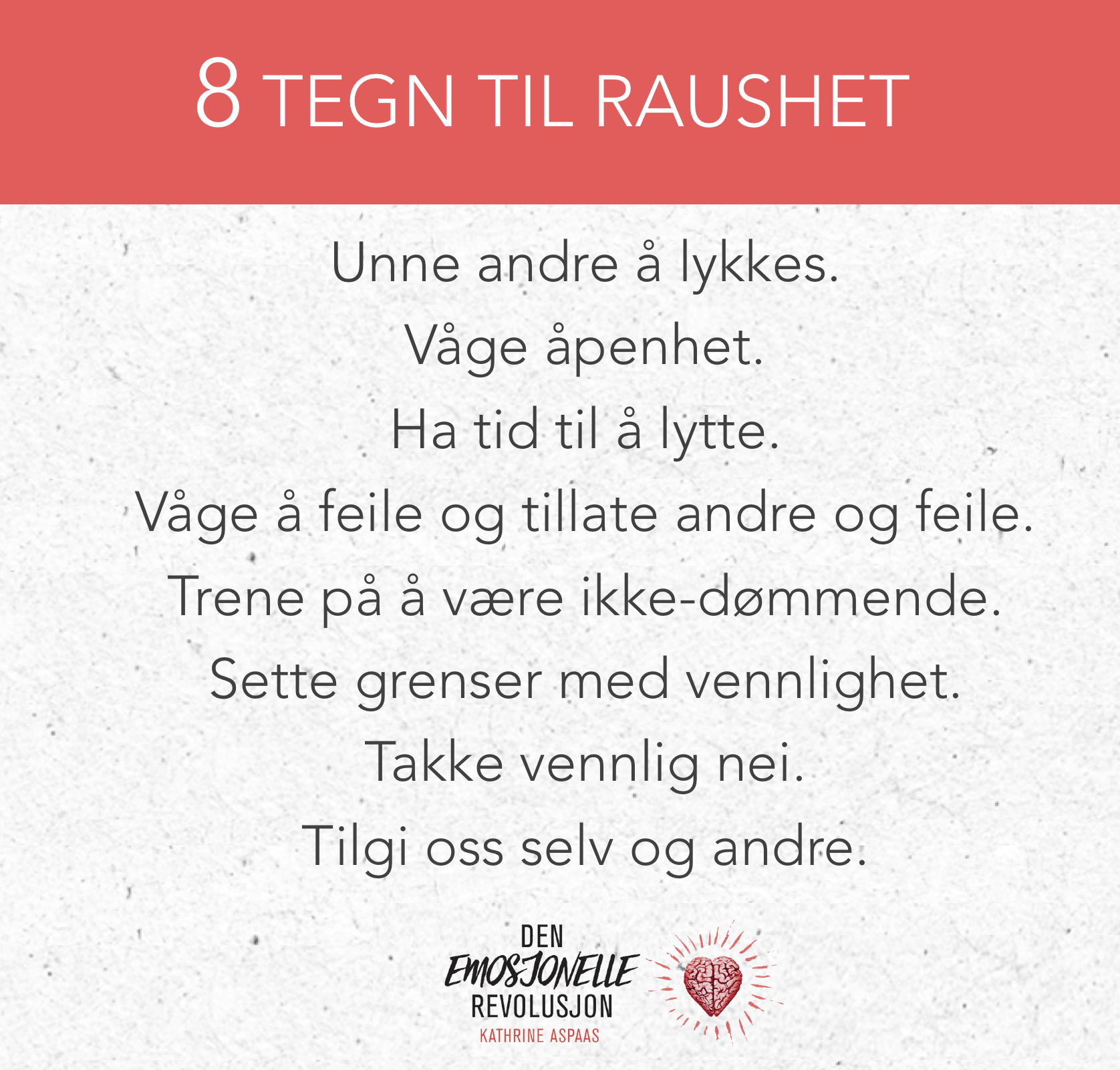 Tegn til raushet